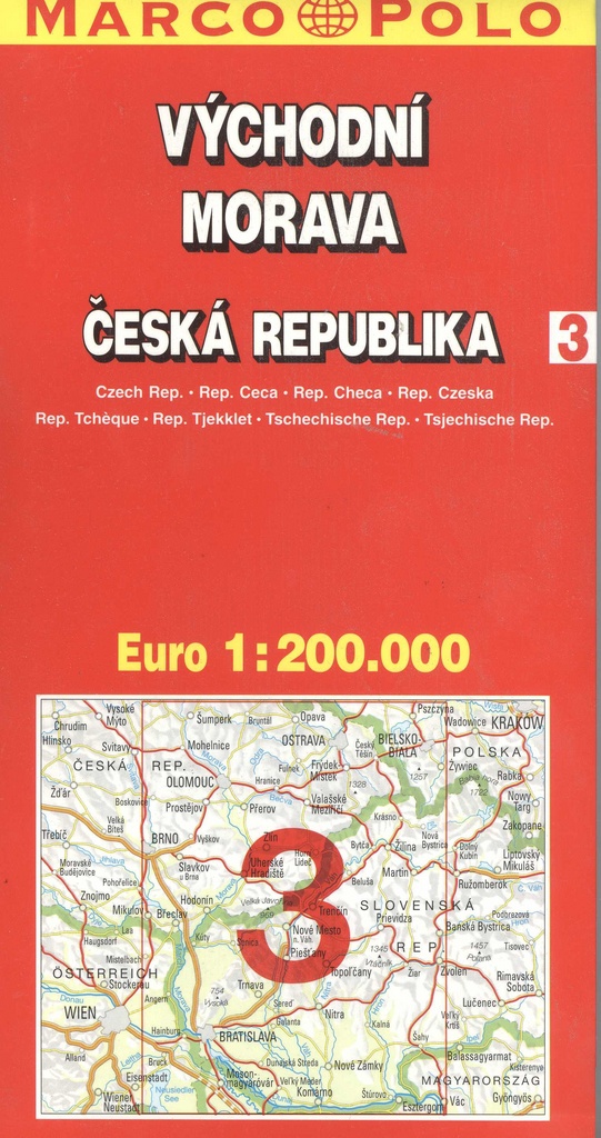 ČR 3 Východní Morava 1:200 000