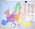 Evropská unie nástěnná mapa - 