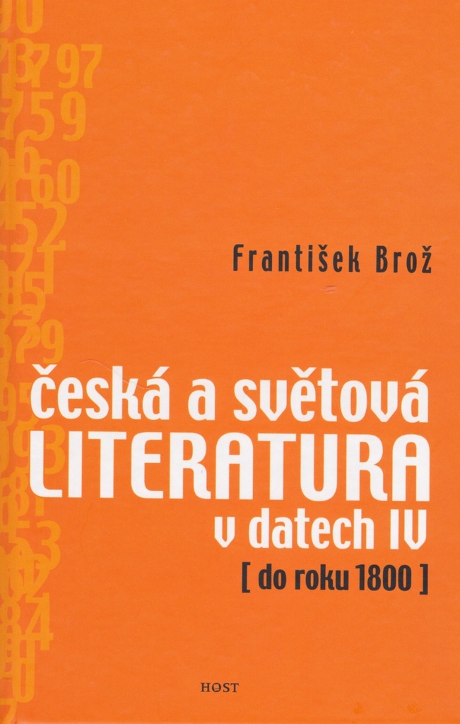 Česká a světová literatura v datech IV - František Brož