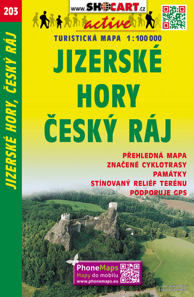Jizerské hory, Český ráj 1:100 000