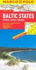 Baltské státy/mapa 1:800T MD - 