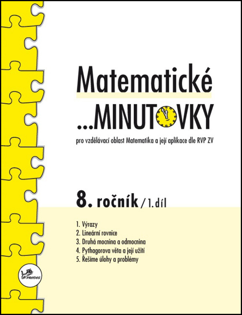 Matematické minutovky 8. ročník / 1. díl - Miroslav Hricz