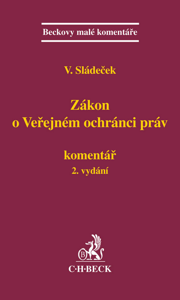 Zákon o veřejném ochránci práv. Komentář 2. vydání - Vladimír Sládeček