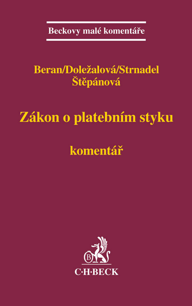 Zákon o platebním styku - Jiří Beran