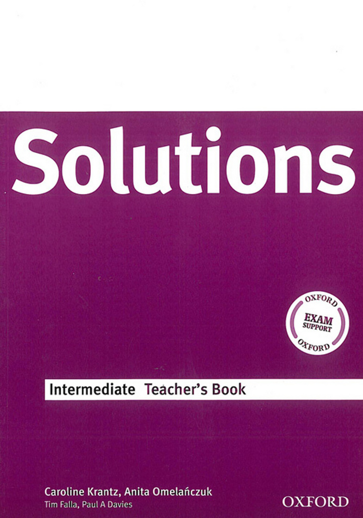 Maturita Solutions Intermediate Teacher's Book