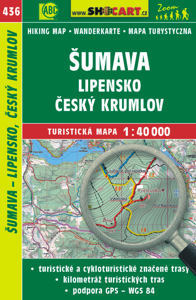 Šumava, Lipensko, Český Krumlov 1:40 000