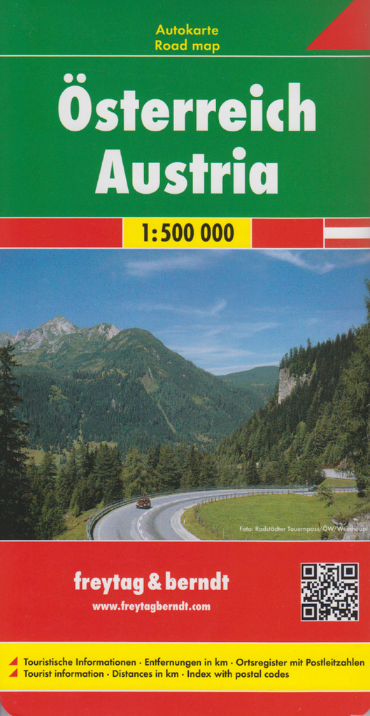 Automapa Rakousko 1:500 000