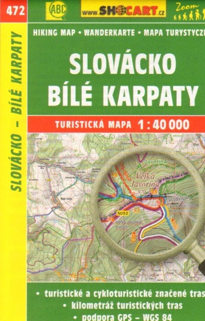 Slovácko, Bílé Karpaty 1:40 000