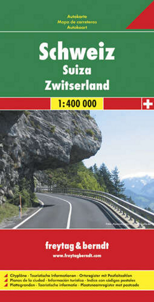 Automapa Švýcarsko 1:400 000