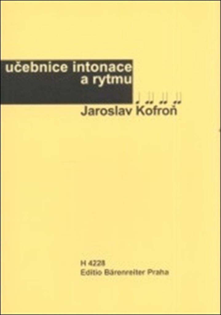 Učebnice intonace a rytmu - Jaroslav Kofroň