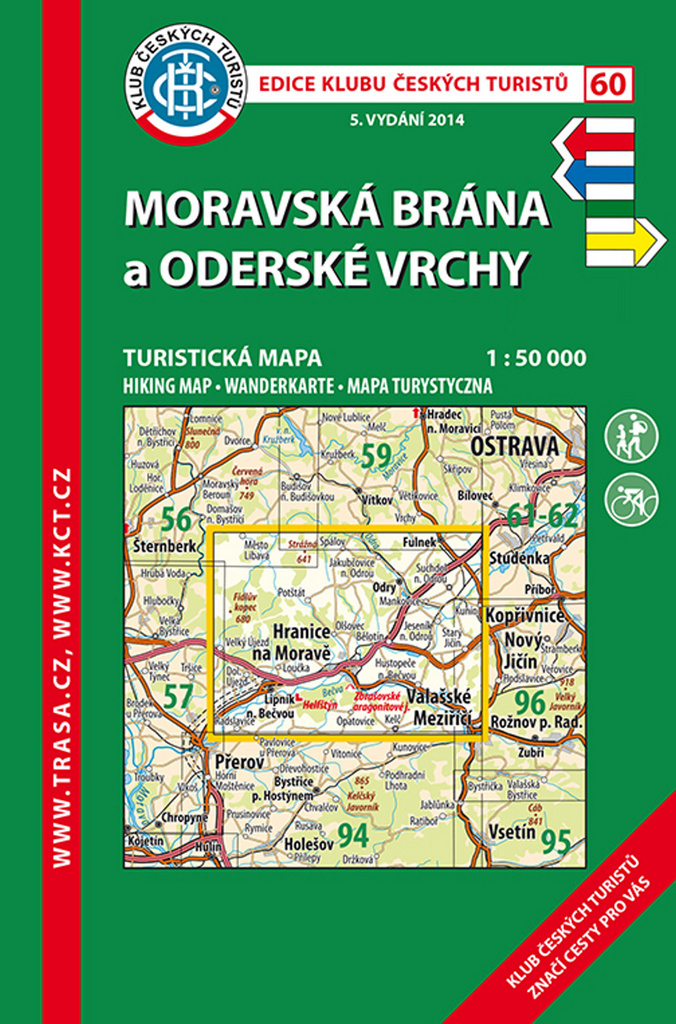 KČT 60 Moravská brána a Oderské vrchy
