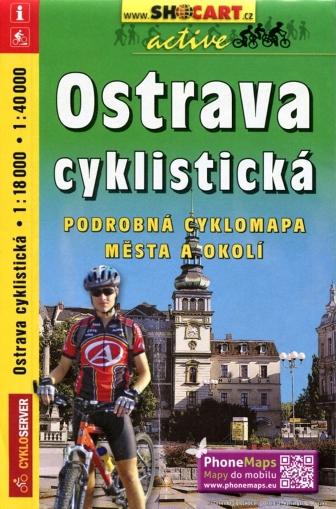 Ostrava cyklistická 1:18 000