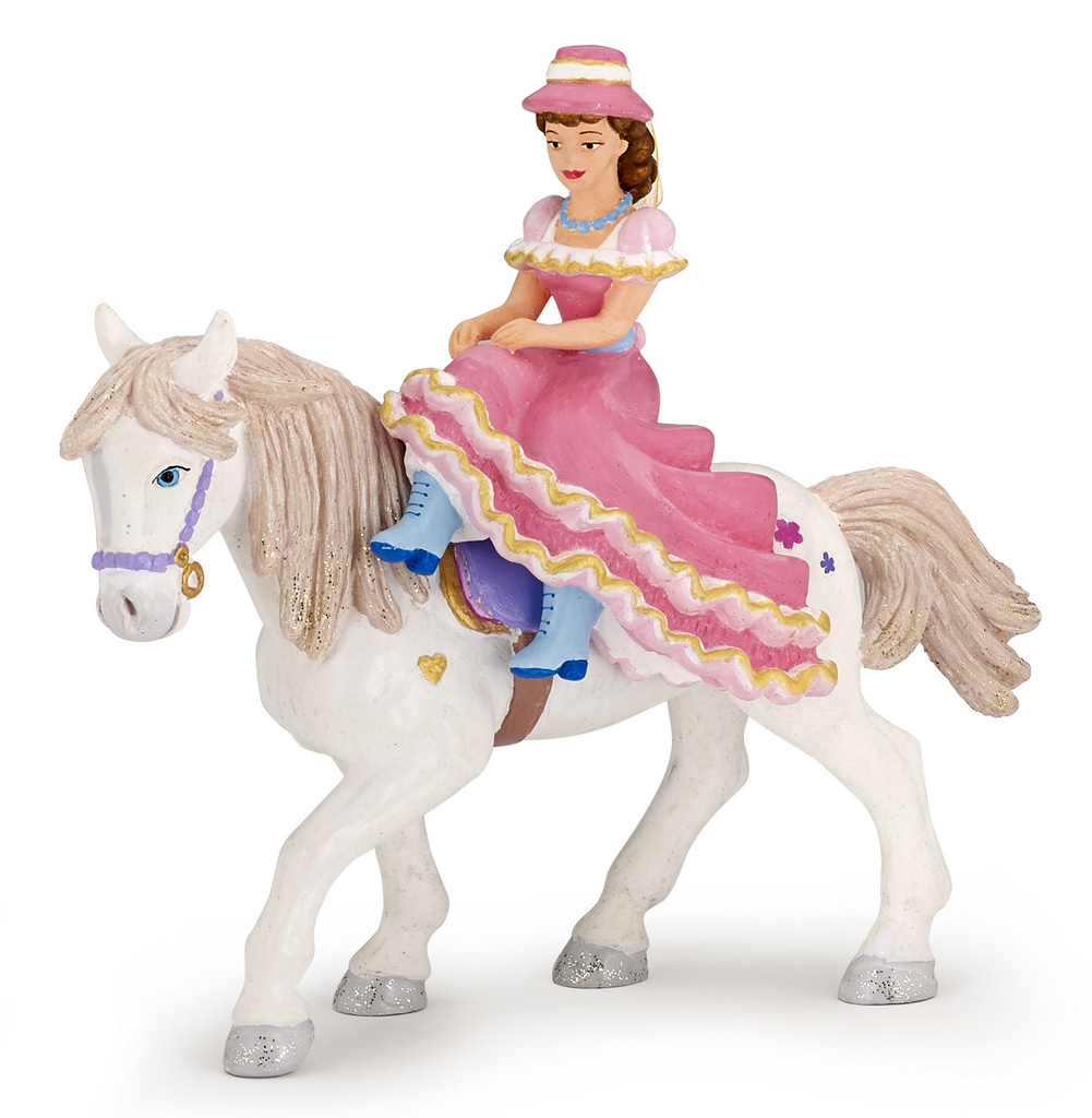 Princezna s kloboukem na koni