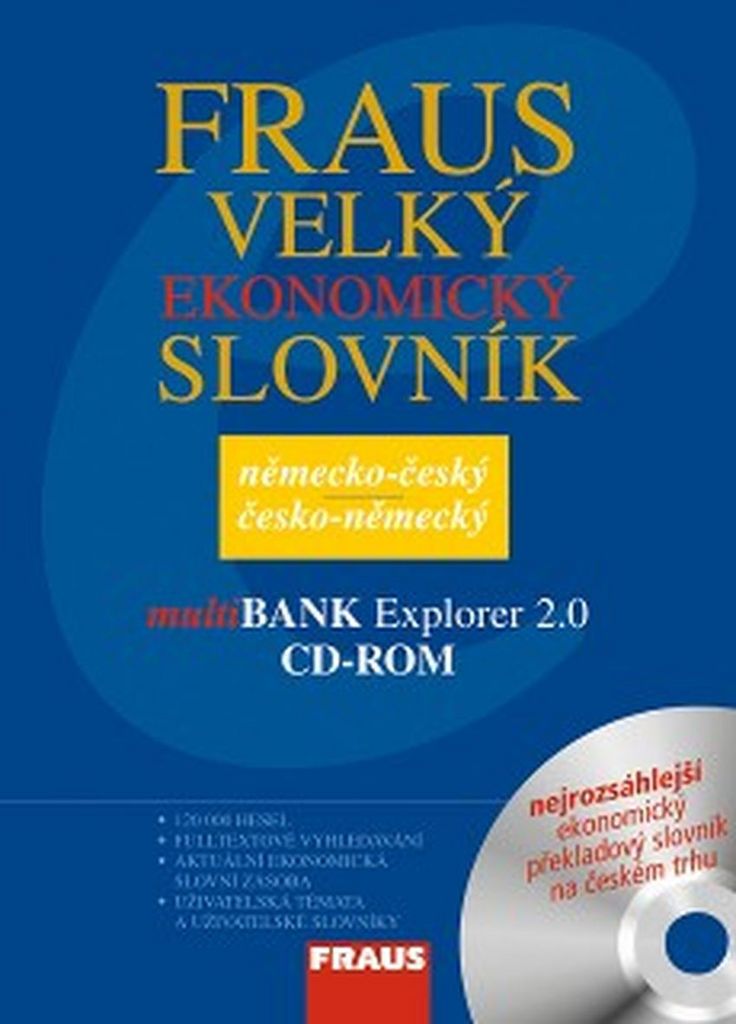 Komplet 2ks Velký ekonomický slovník německo-český česko-německý + CD ROM