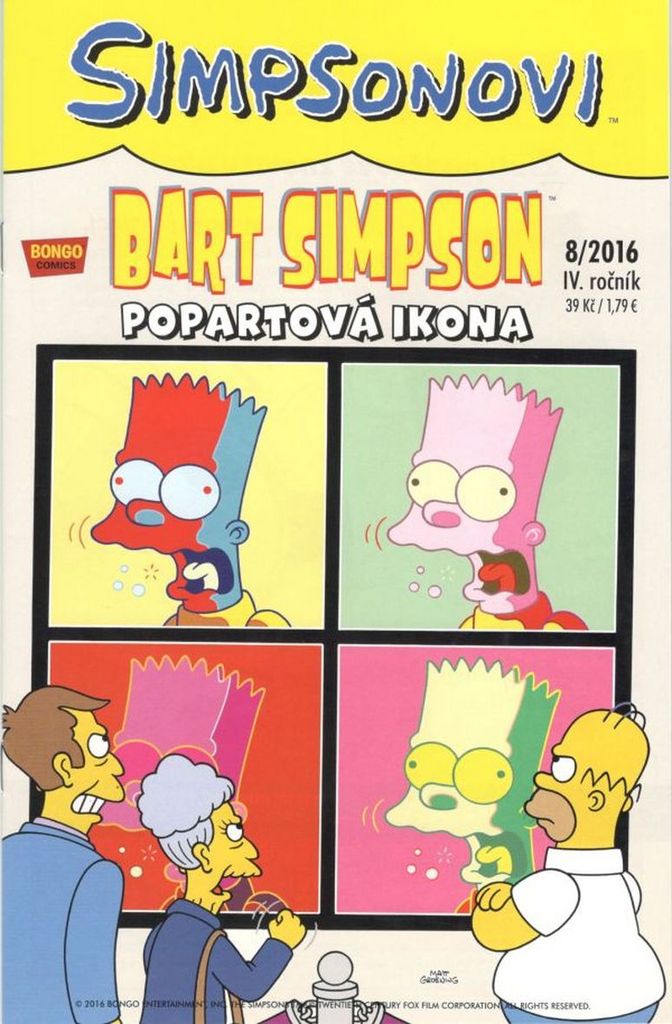 Bart Simpson Popartová ikona - Petr Putna