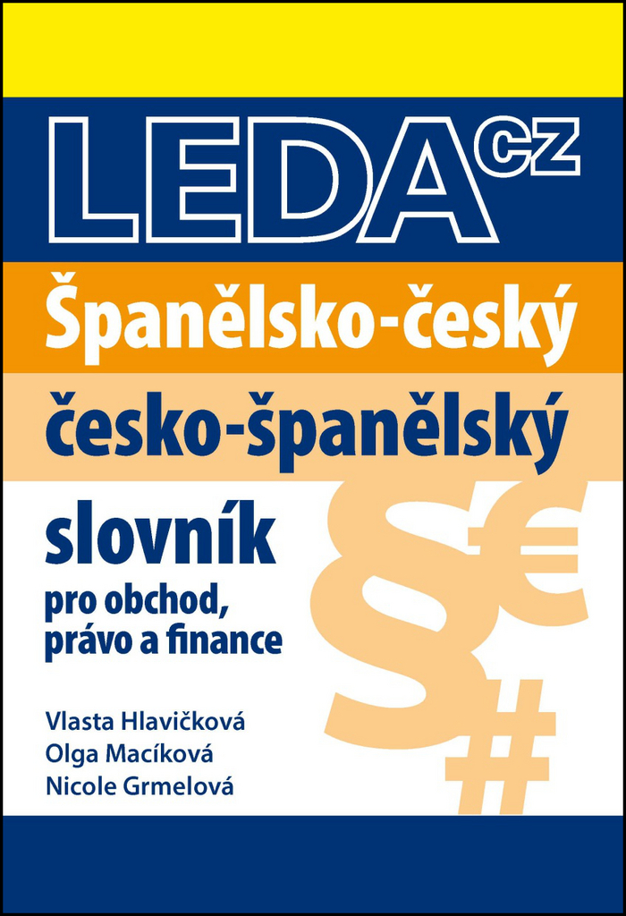 Španělsko-český a česko-španělský slovník obchodního právo a finance