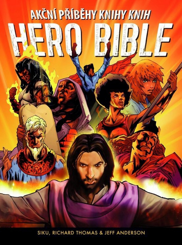 Akční příběhy knihy knih Hero Bible - Richard Thomas
