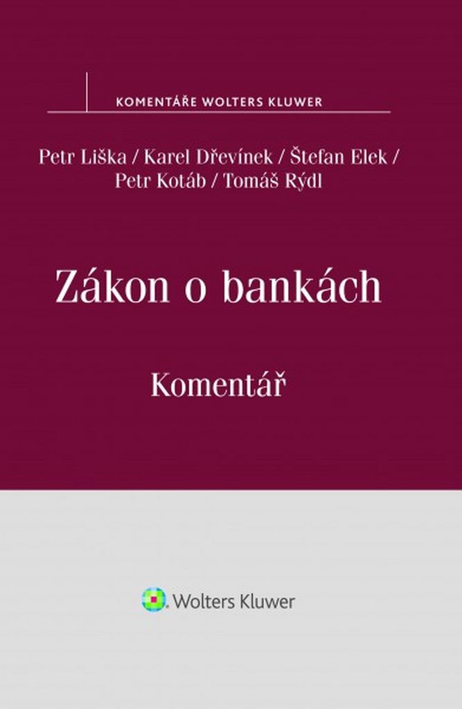 Zákon o bankách - Štefan Elek
