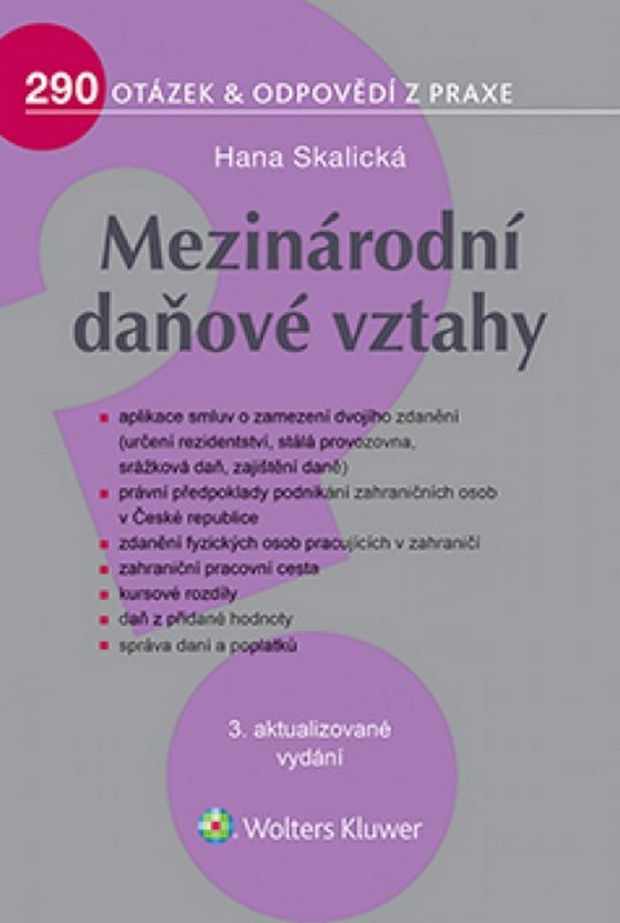 Mezinárodní daňové vztahy - Hana Skalická