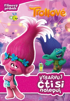 Trollové Vybarvuj čti si nalepuj