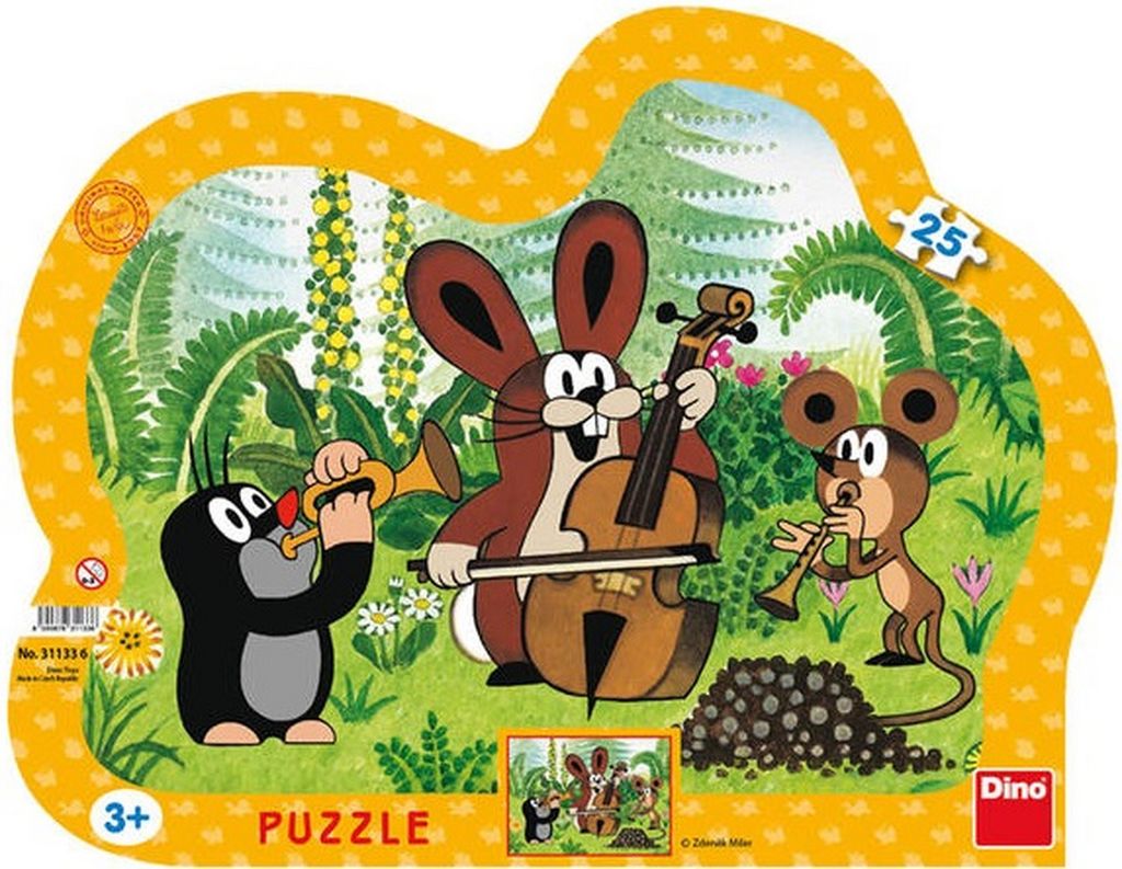 Puzzle 25 Krtek muzikant