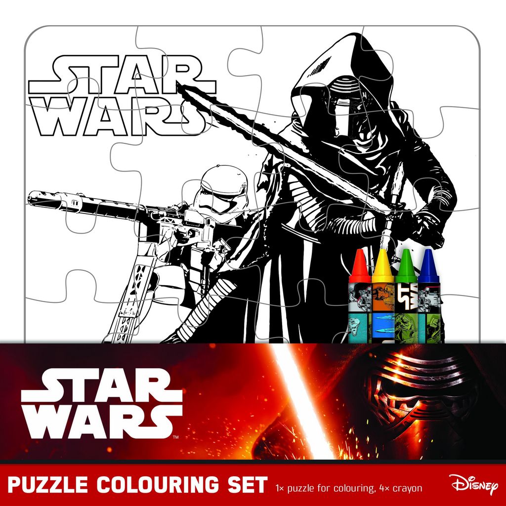 Star Wars omalovánkové puzzle