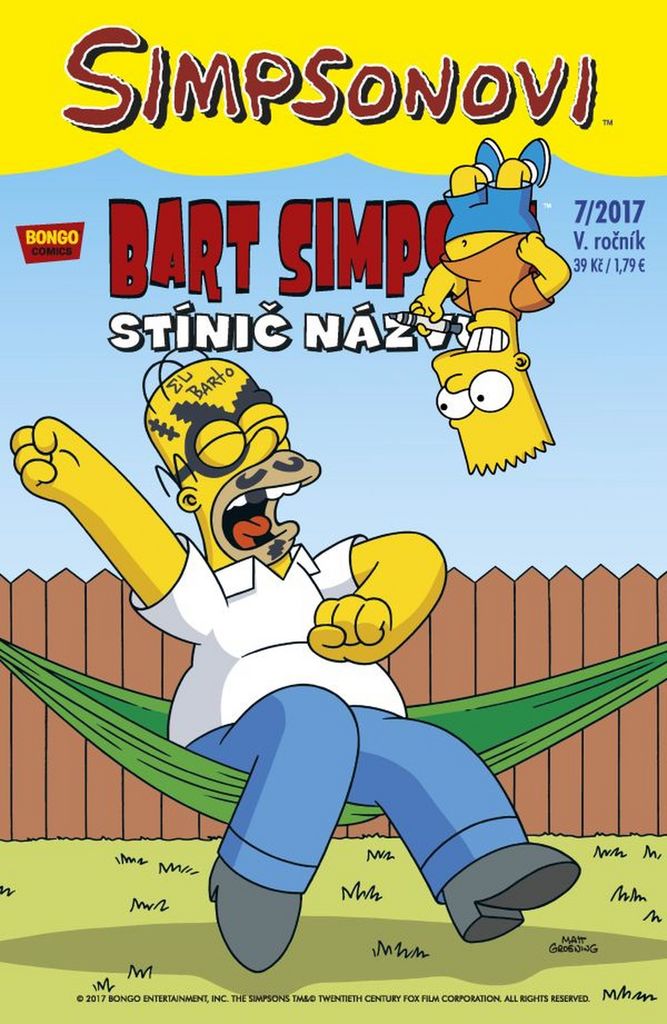 Bart Simpson Stínič názvu - Petr Putna