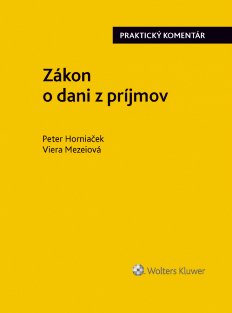Zákon o dani z príjmov - Peter Horniaček