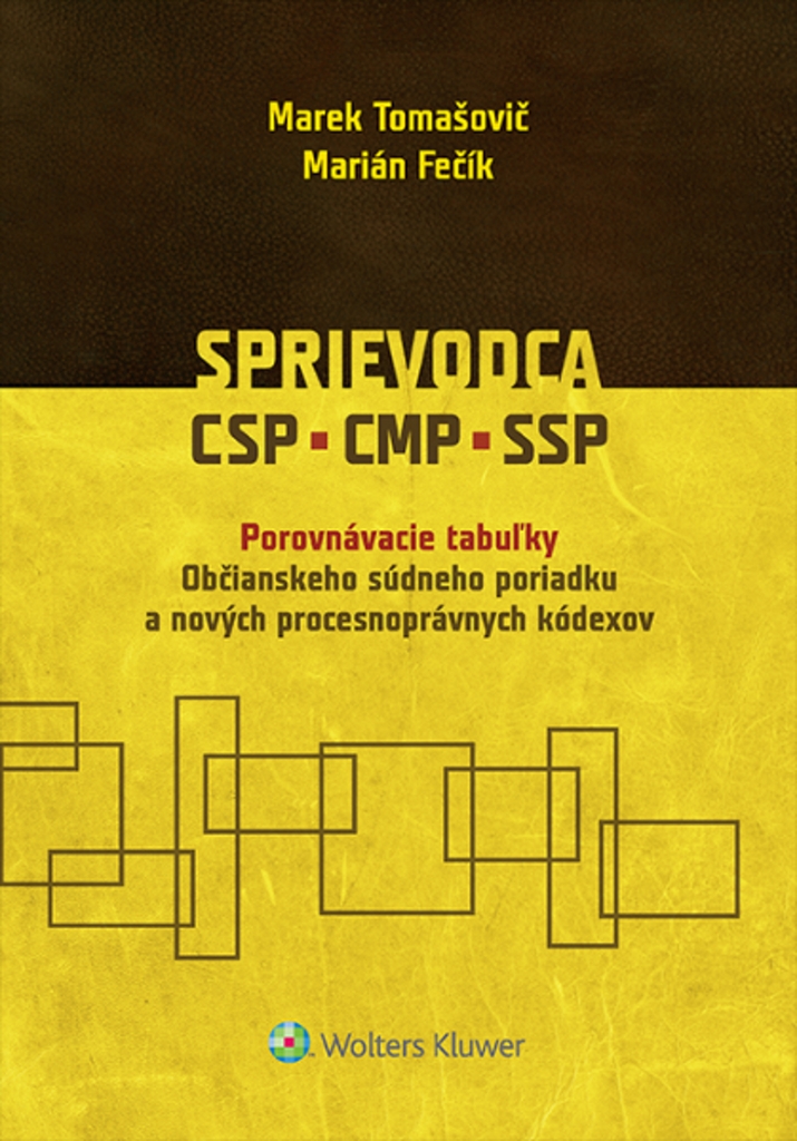Sprievodca CSP, CMP, SSP - Marek Tomašovič