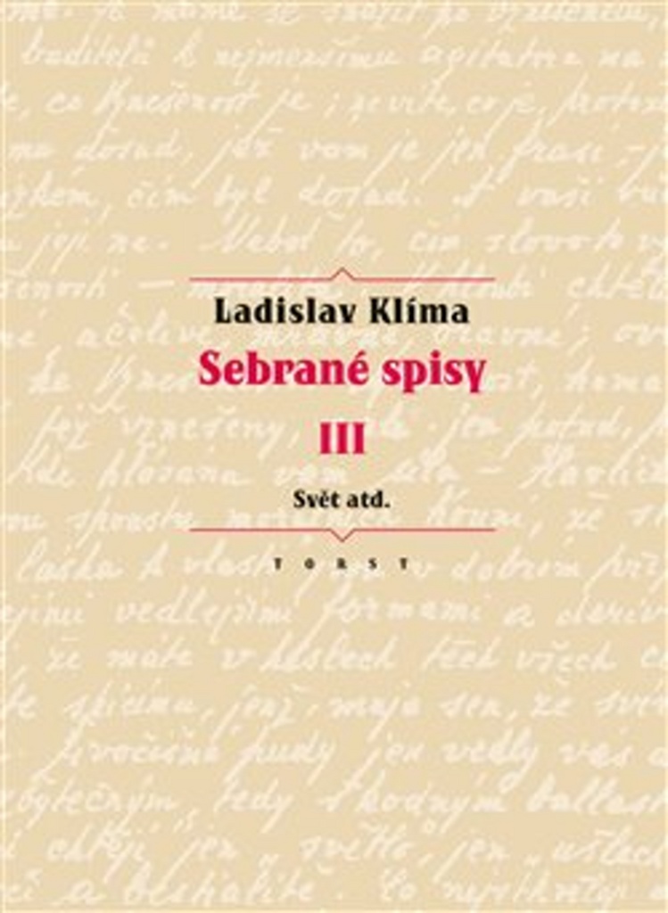 Sebrané spisy III - Ladislav Klíma