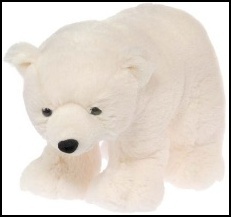 Plyšový lední medvěd 20 cm