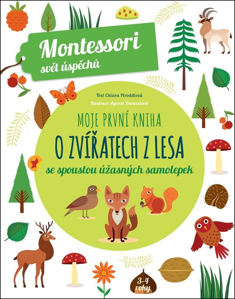 Moje první kniha o zvířatech z lesa - Chiara Piroddi