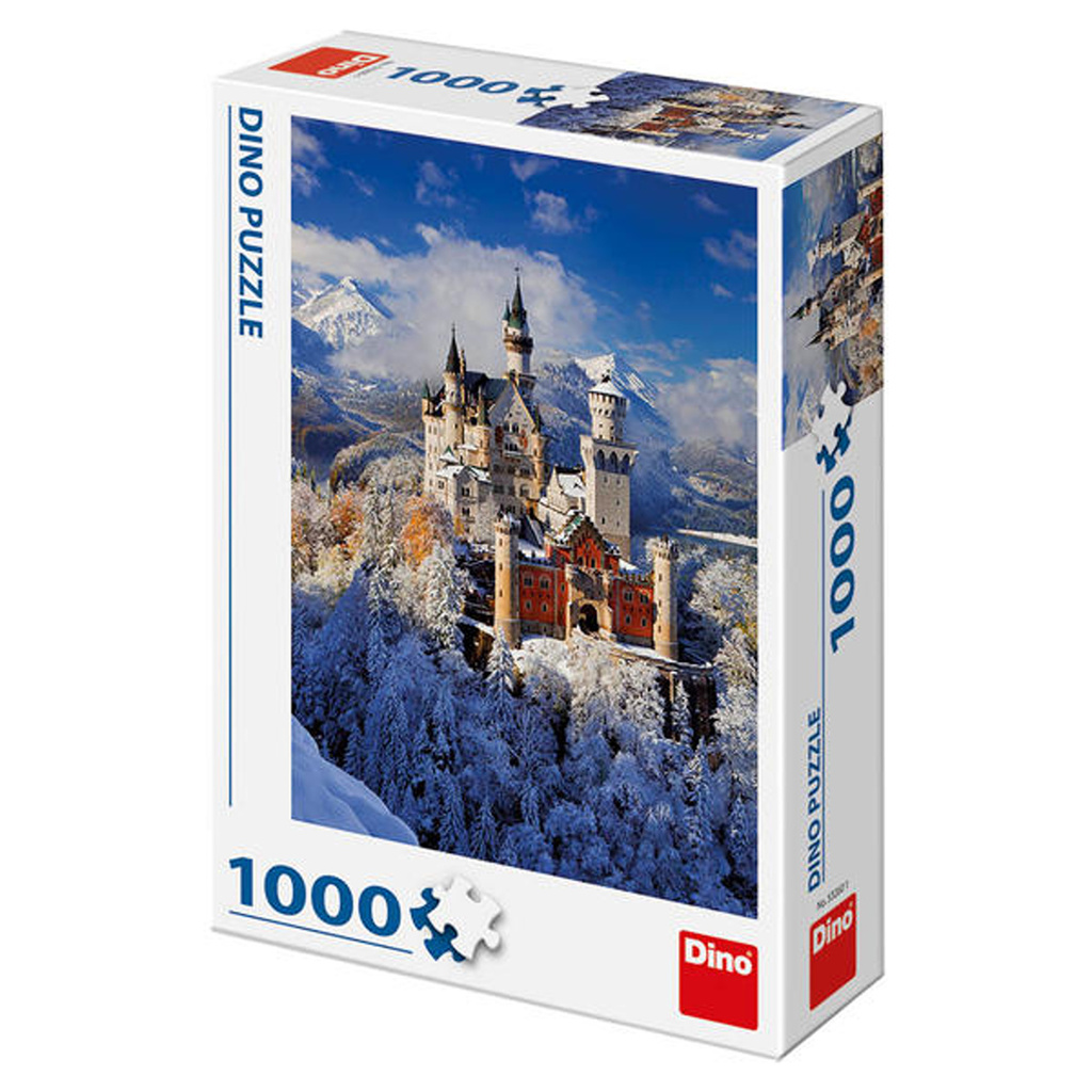 Puzzle 1000 Zimní Neuschwanstein