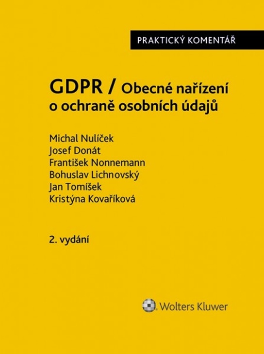 GDPR / Obecné nařízení o ochraně osobních údajů - Michal Nulíček