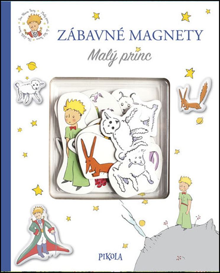 Zábavné magnety Malý princ - Antoine De Saint Exupéry