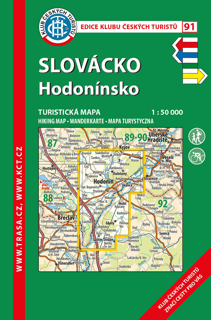 KČT 91 Slovácko, Hodonínsko 1:50 000