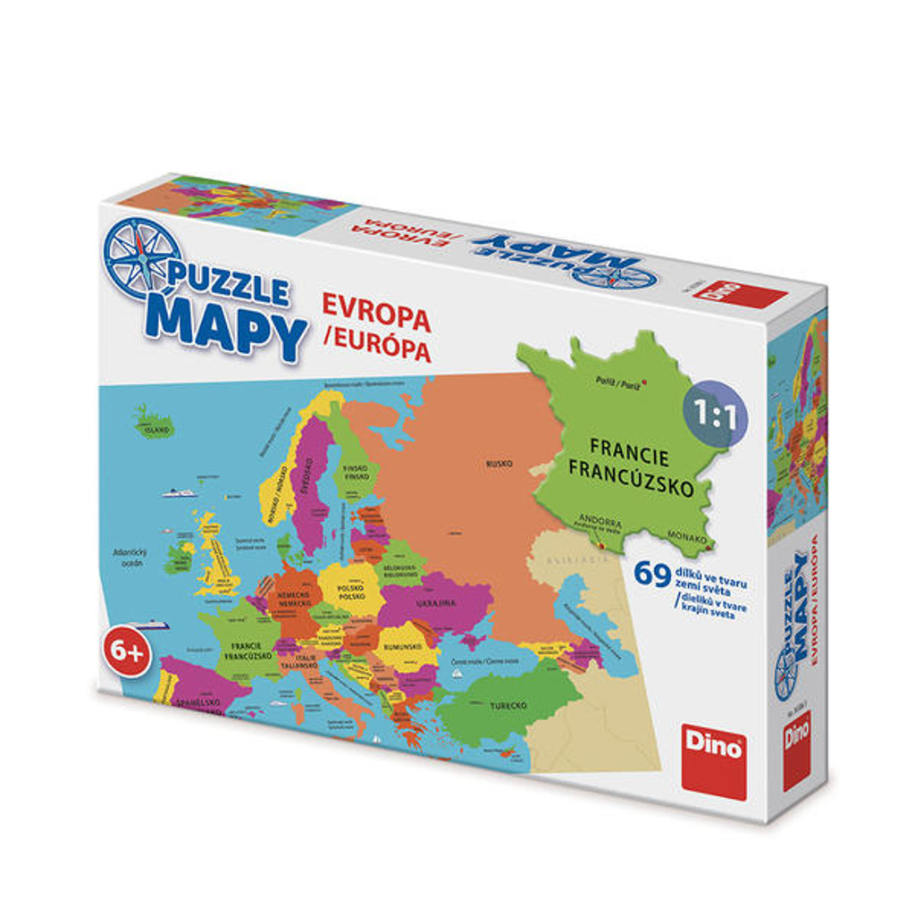 Puzzle 69 Mapa Evropa