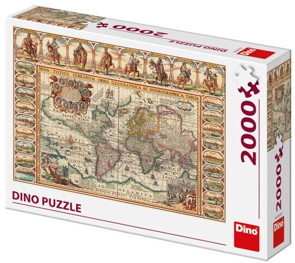 Puzzle 2000 Historická mapa světa