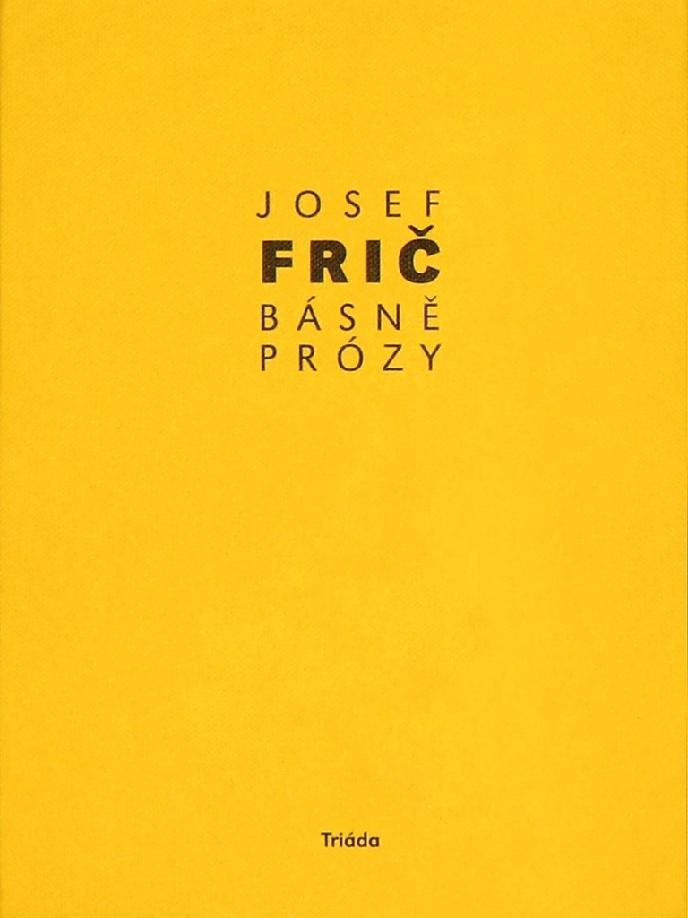 Básně, prózy - Josef Fric