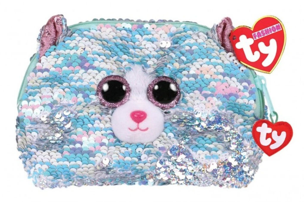 Ty Fashion Sequins kosmetická taška Whimsy kočka