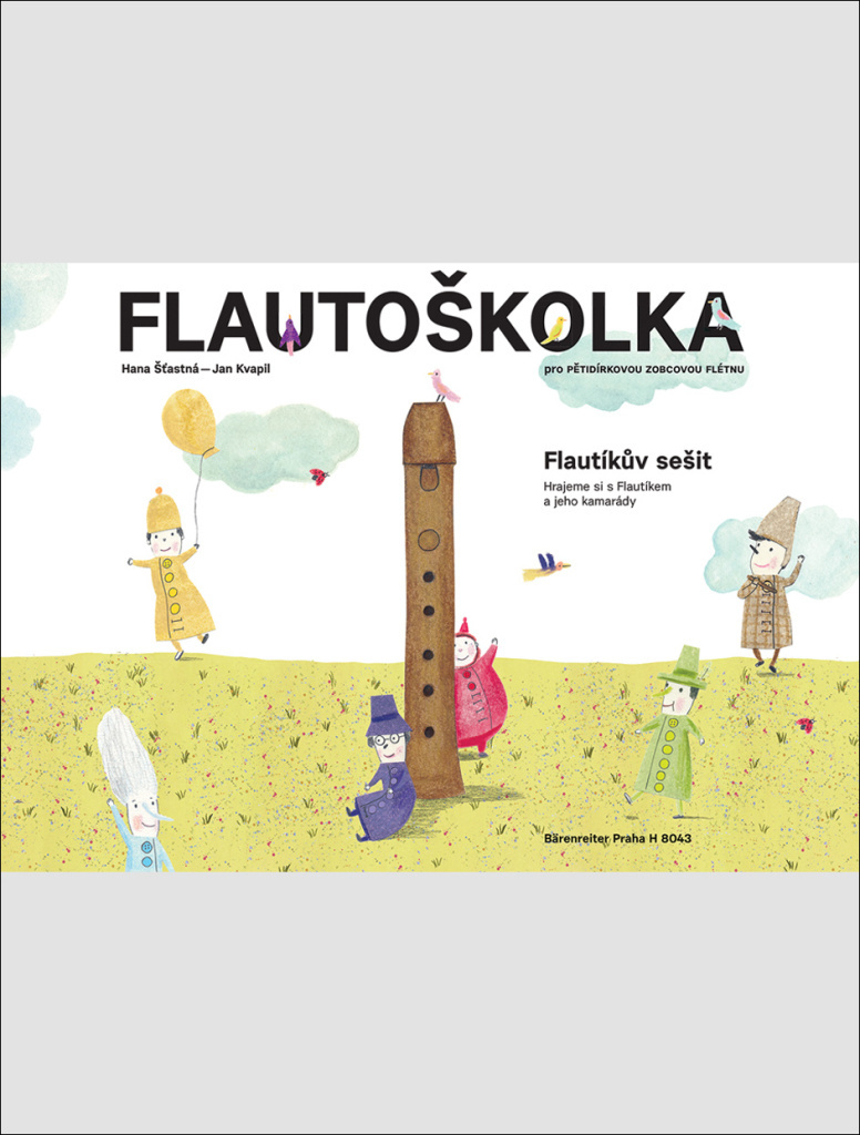 Flautoškolka Flautíkův sešit pro děti - Jan Kvapil