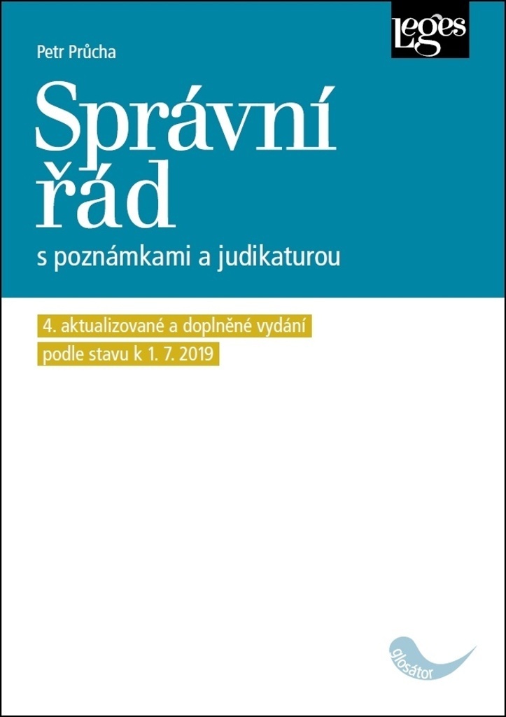 Správní řád s poznámkami a judikaturou - Petr Průcha