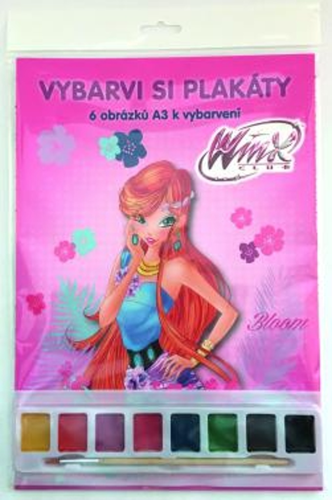 Winx Club fashion Vybarvi si plakát