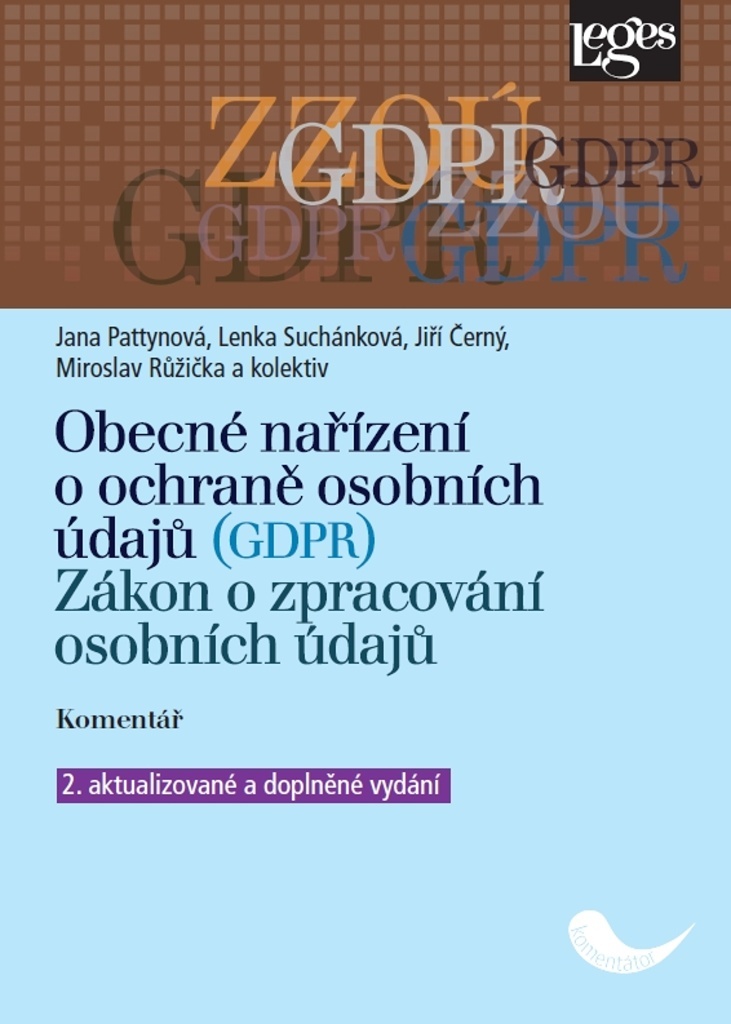 Obecné nařízení o ochraně osobních údajů (GDPR) - Jiří Černý