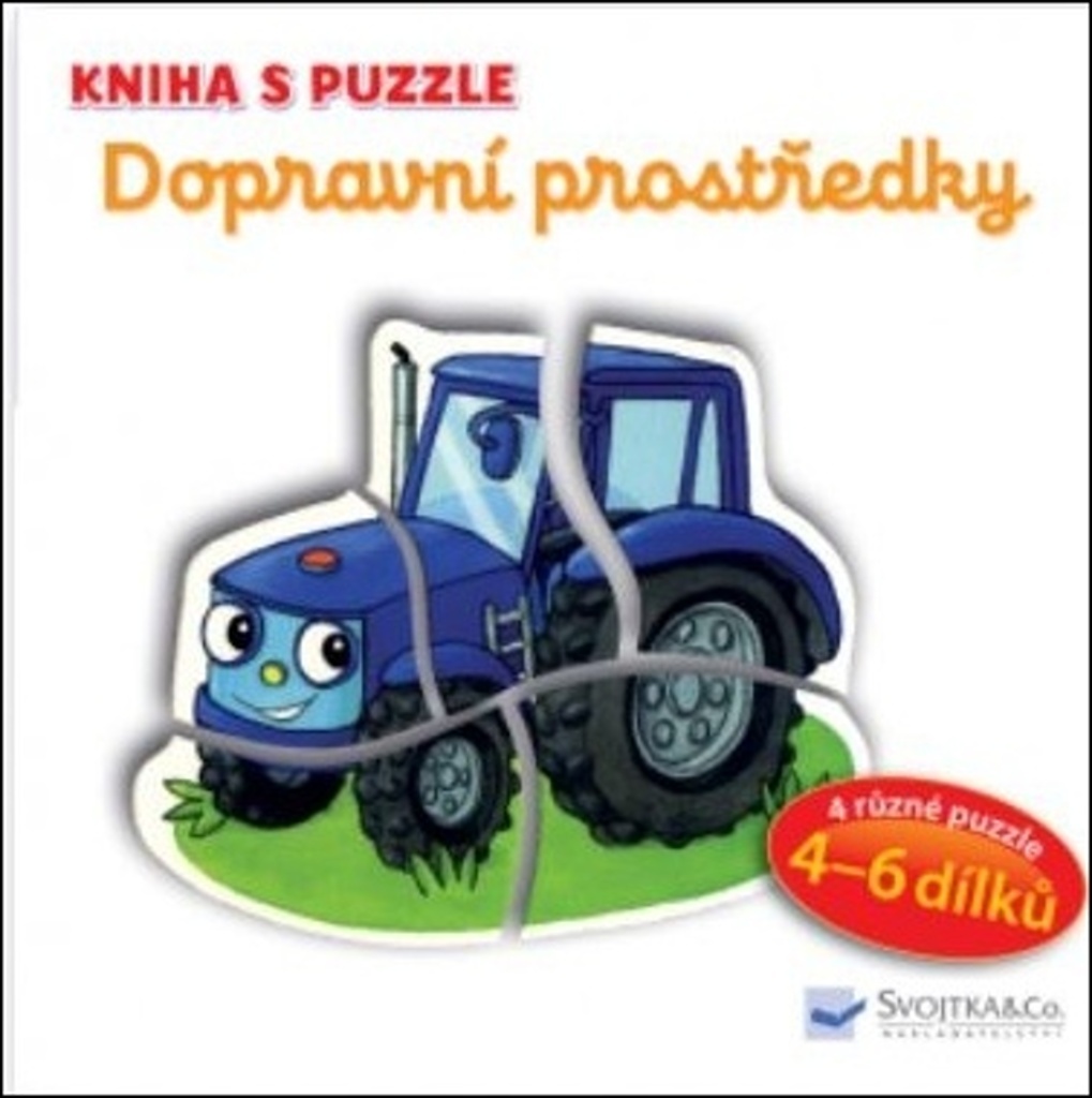 Kniha s puzzle Dopravní prostředky - Vera Brüggemannová