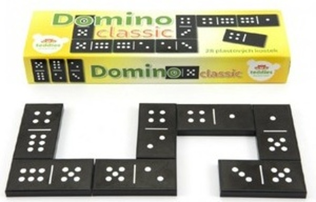 Domino Classic společenská hra plast v krabičce