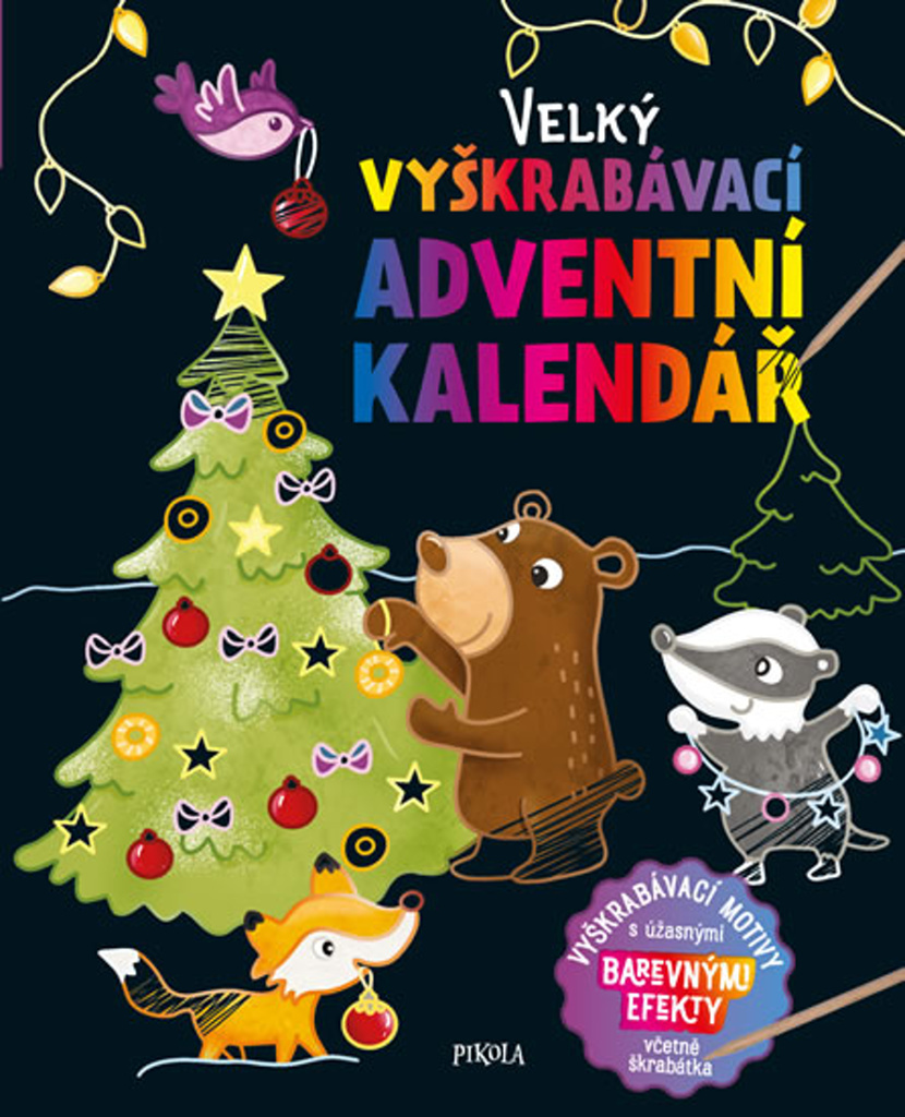 Velký vyškrabávací adventní kalendář - Ema Pavelková