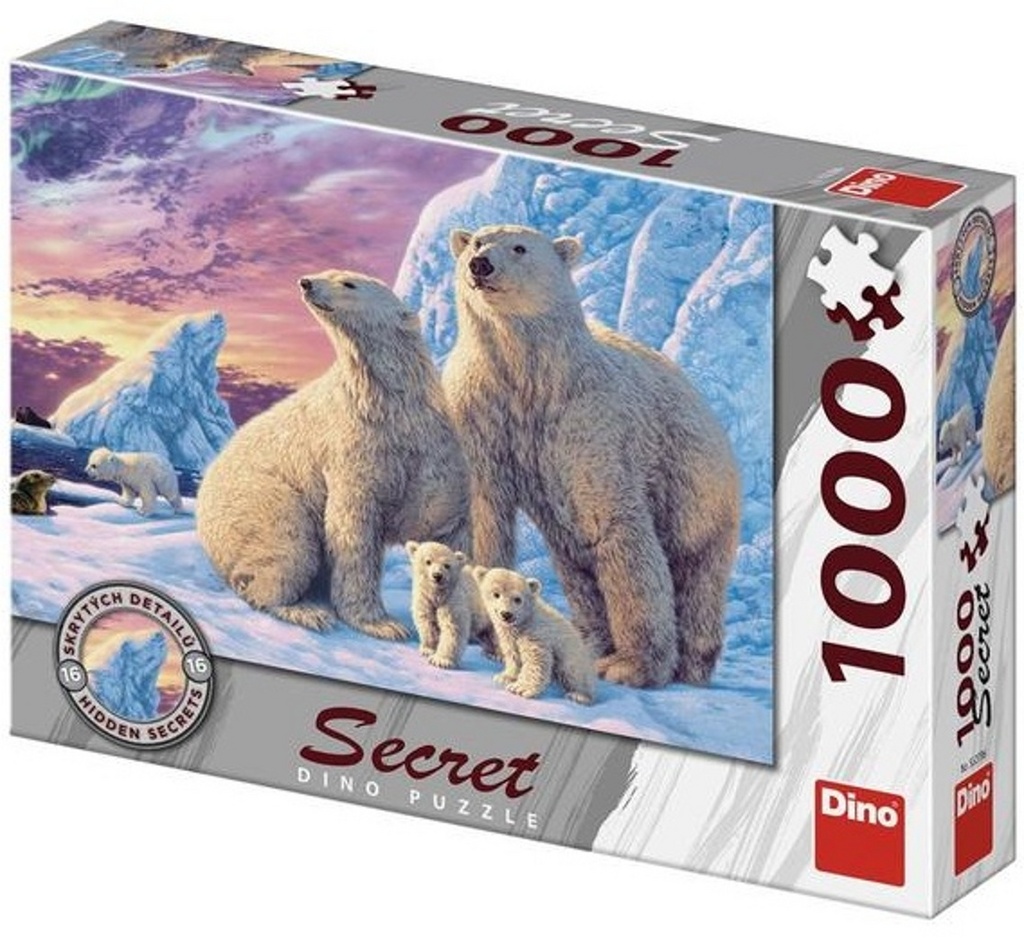Puzzle 1000 Lední medvědi secret collection