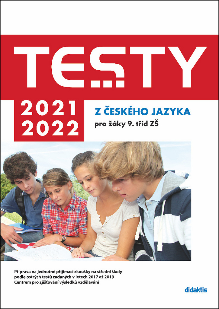 Testy 2021-2022 z českého jazyka pro žáky 9. tříd ZŠ - Šárka Pešková