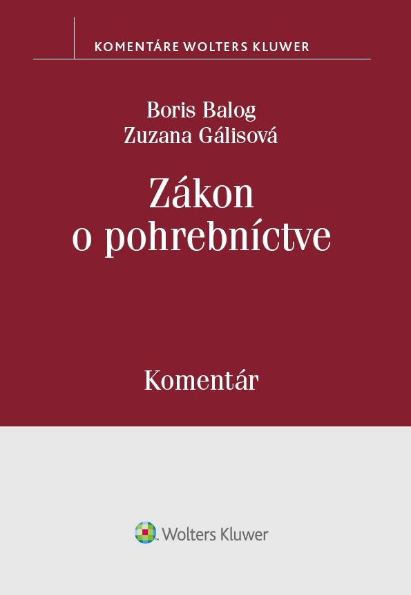 Zákon o pohrebníctve - Boris Balog